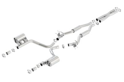 Borla - Borla 140640 S-Type Cat-Back Exhaust System for 15-16 Challenger