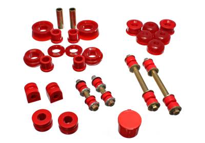 Energy Suspension - Energy Suspension 5.18111R Hyper-Flex Master Bushing Kit Red