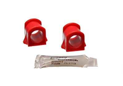 Energy Suspension - Energy Suspension 7.5118R Sway Bar Bushing Set Front Polyurethane Red