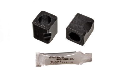 Energy Suspension - Energy Suspension 7.5110G Sway Bar Bushing Set Rear Polyurethane Black