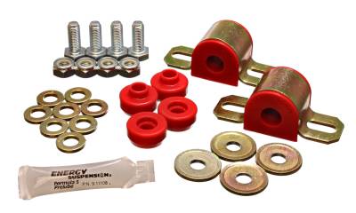 Energy Suspension - Energy Suspension 7.5116R Rear Sway Bar Bushing Set Polyurethane Red