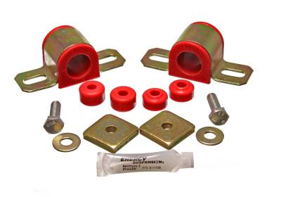 Energy Suspension - Energy Suspension 7.5114R Front Sway Bar Bushing Set Red for 95-98 Nissan 240SX