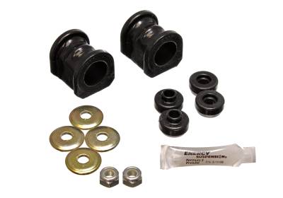 Energy Suspension - Energy Suspension 7.5115G Sway Bar Bushing Set Front Polyurethane Black