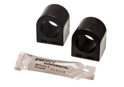 Energy Suspension - Energy Suspension 7.5104G Sway Bar Bushing Set Front Polyurethane Black