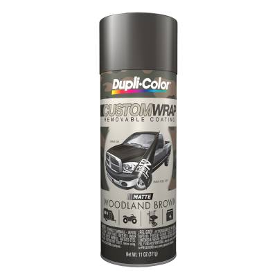 Duplicolor Paint - Dupli-Color Paint CWRC852 Custom Wrap Woodland Brown Camo Spray 11oz