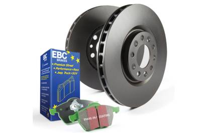 EBC Brakes - EBC Brakes S11KF1014 S11 Kits Greenstuff 2000 & RK Rotors for 95-01 750iL