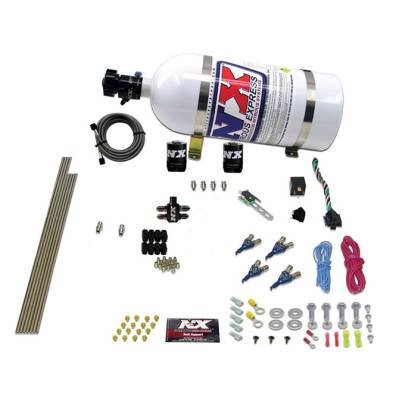 Nitrous Express - Nitrous Express 80004EFI-10 Nx Nitrous Oxide System Kit 4 Cylinder GAS EFI
