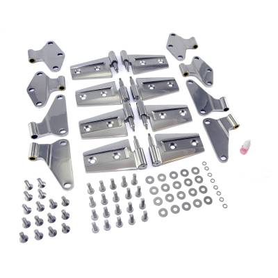 Rugged Ridge - Rugged Ridge 11111.21 Door Hinge Kit Stainless Steel for Wrangler JK