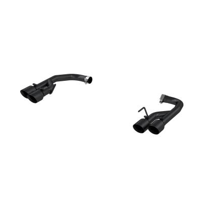 MBRP Exhaust - MBRP Exhaust S7211BLK 2.5" Axle-Back Dual Rear Exit Black Quad Tips