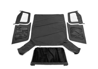 Rampage - Rampage 99535 Factory Replacement Soft Top Black Diamond for 97-06 Wrangler TJ