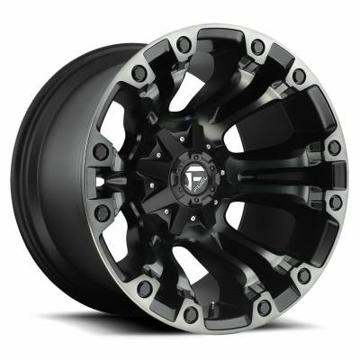 Fuel 1PC - Fuel Off Road D569 VAPOR 17x10 8x6.5 -18mm Matte Black D56917008247