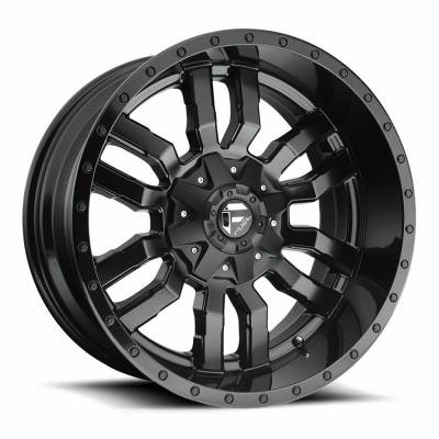 Fuel 1PC - Fuel Off Road D59620007047 D596 SLEDGE 20x10 5x5.5/150 -18mm Matte Black/Black
