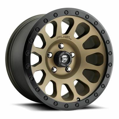 Fuel 1PC - Fuel Off Road D600 VECTOR 17x9 6x5.5 -12mm Matte Bronze/Black D60017908345
