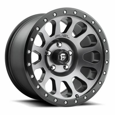 Fuel 1PC - Fuel Off Road D601 VECTOR 17x9 6x5.5 -12mm Matte Gunmetal/Black D60117908345