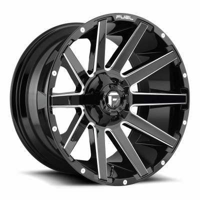 Fuel 1PC - Fuel Off Road D615 CONTRA 26x12 6x135/5.5 -44mm Gloss Black/Milled D61526209847