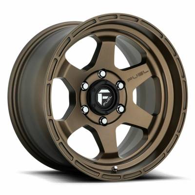 Fuel 1PC - Fuel Off Road D666 SHOK 17x9 6x5.5 -12mm Matte Bronze D66617908445