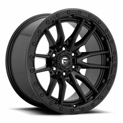 Fuel 1PC - Fuel Off Road D679 REBEL 17x9 6x5.5 -12mm Matte Black D67917908445