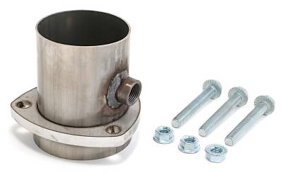 Hedman Hedders - Hedman 22126 3" Stainless Ball-Style O2 Header Reducer for 3" Exhaust