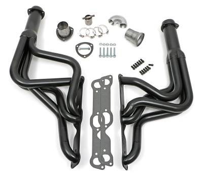 Hedman Hedders - Hedman 28150 Uncoated Long 4-Tube Headers 70-81 Pontiac Firebird w/Pontiac V8