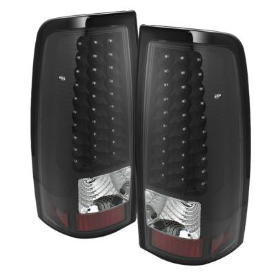 Spyder Auto - xTune Auto 5008763 Black/Clear LED Taillights