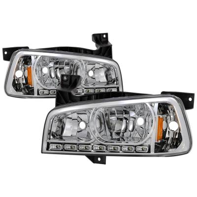Spyder Auto - Spyder Auto 5017628 XTune LED Crystal Headlights for 06-10 Charger