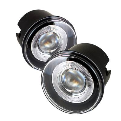 Spyder Auto - Spyder Auto 5015785 Halo Projector Fog Lights Black/Clear for 05-10 300 Caliber