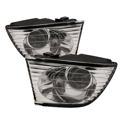 Spyder Auto - Spyder Auto 5021038 Fog Lights Chrome/Clear for 01-05 Lexus IS300
