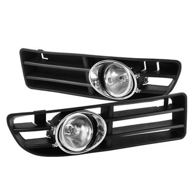 Spyder Auto - Spyder Auto 5021724 Chrome/Clear Fog Lights for 99-05 Volkswagen Jetta