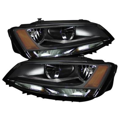 xTune Auto - xTune Auto 5075796 Crystal Headlights Black/Clear