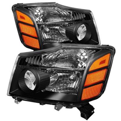 xTune Auto - xTune Auto 5077080 Headlights Black/Clear