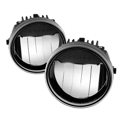 Spyder Auto - Spyder Auto 5081070 LED Fog Lights Black/Clear 09-14 Ford F150