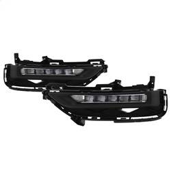 Spyder Auto - Spyder Auto 5083043 LED Fog Lights Black/Clear for 16-17 Accord Coupe
