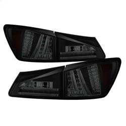 Spyder Auto - Spyder Auto LED 5080790 Taillights Black/Smoke for 06-08 Lexus IS250