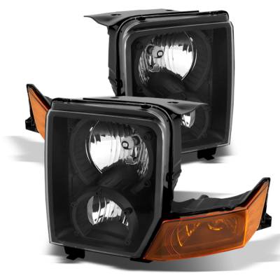 xTune Auto - xTune Auto 9023231 Crystal Headlights Black/Clear