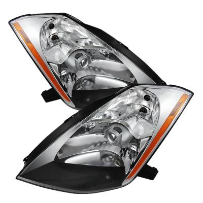 xTune Auto - xTune Auto 9025532 Chrome/Clear Crystal Headlights