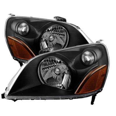 xTune Auto - xTune Auto 9023699 Crystal Headlights Black/Clear for 03-05 Honda Pilot