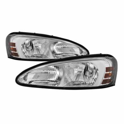 xTune Auto - xTune Auto 9023651 Chrome/Clear Crystal Headlights
