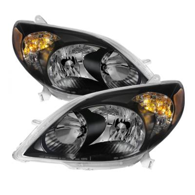 xTune Auto - xTune Auto 9023712 Crystal Headlights Black/Clear