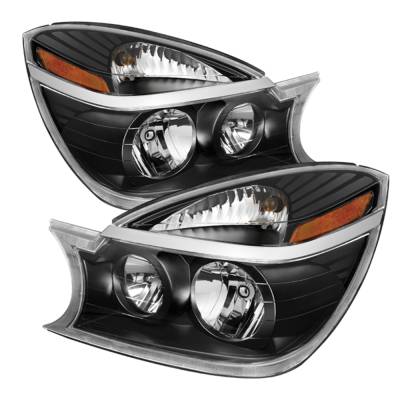 xTune Auto - xTune Auto 9023774 Crystal Headlights Black/Clear