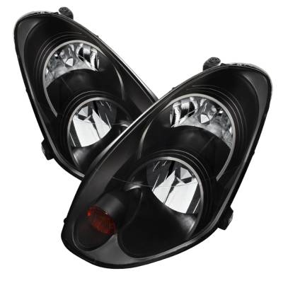 xTune Auto - xTune Auto 9023903 Black/Clear Crystal Headlights