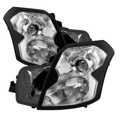 xTune Auto - xTune Auto 9023804 Chrome/Clear Crystal Headlights