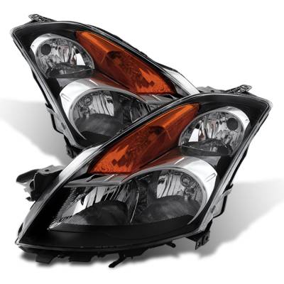 xTune Auto - xTune Auto 9024016 Black/Clear Crystal Headlights