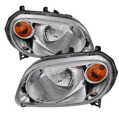xTune Auto - xTune Auto 9023835 Chrome/Clear Crystal Headlights
