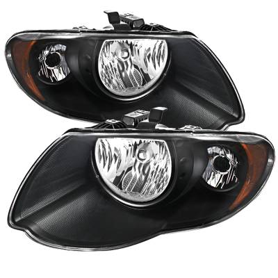 xTune Auto - xTune Auto 9025273 Crystal Headlights Black/Clear