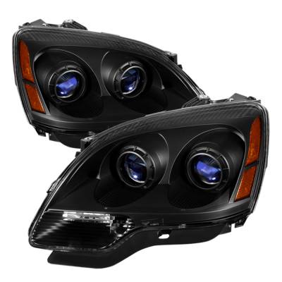 xTune Auto - xTune Auto 9025464 Crystal Headlights Black/Clear