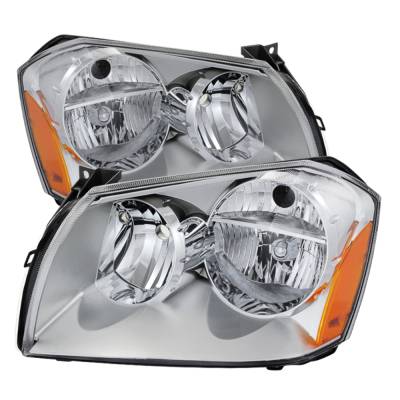 xTune Auto - xTune Auto 9024719 Chrome/Clear Crystal Headlights