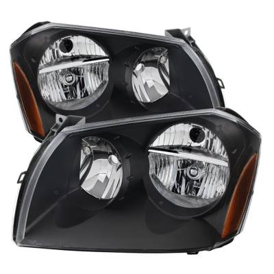 xTune Auto - xTune Auto 9024733 Crystal Headlights Black/Clear