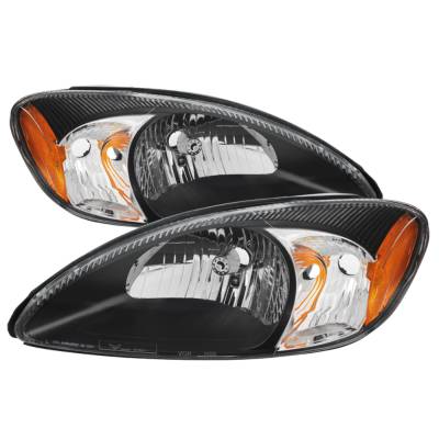 xTune Auto - xTune Auto 9024740 Crystal Headlights Black/Clear
