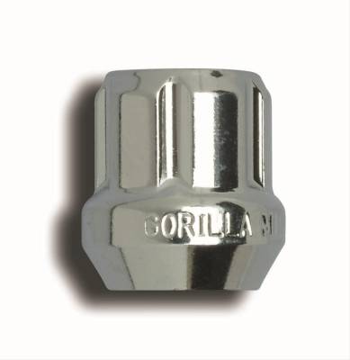 Gorilla Automotive - Gorilla 20088SD Small Lug Nut Acorn Open Chrome 3/4" 13/16" Dual 1/2in