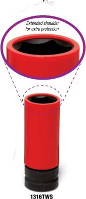 Gorilla Automotive - Gorilla 1316TWS Thin Wall Impack Socket w/Protective Sleeve 13/16" Hex